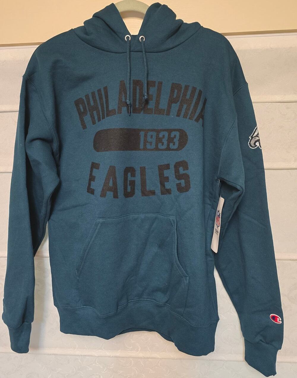 Champion Philadelphia Eagles Hoodie Men's M Green NFL Pullover NWT 1933 NEW